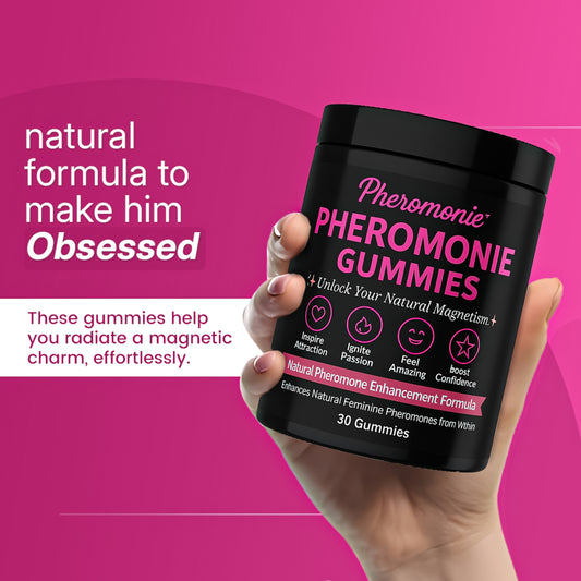 Pheromonie™ Gummies | Natural Feminine Attraction & Confidence Booster | 30 Day Supply
